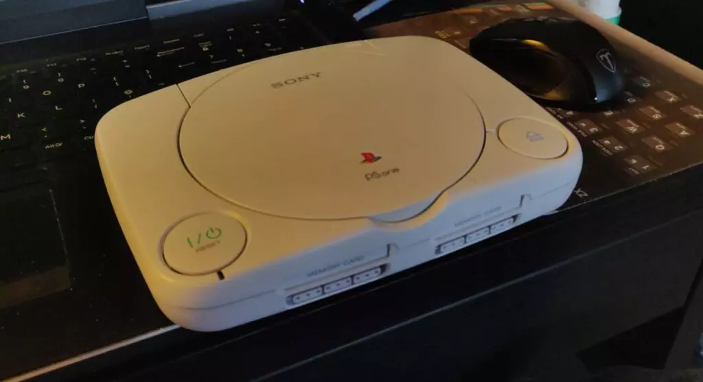 Purchased PS One console before modifications.